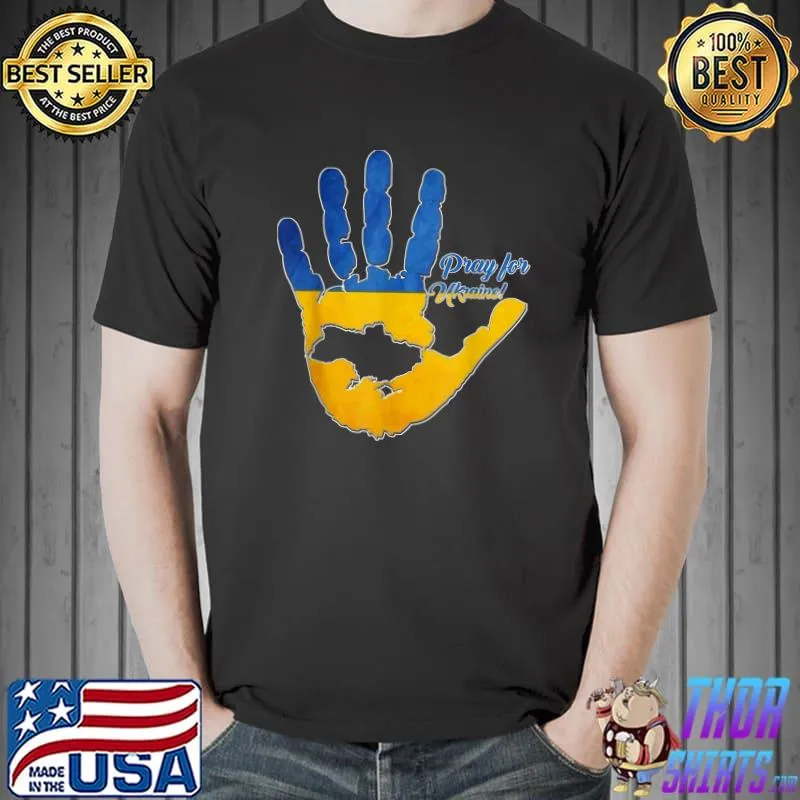 Pray For Ukraine I Stand With Ukraine Support Ukrainian T-Shirt Unisex