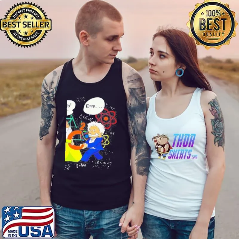 Pythagoras and einstein Tank Top