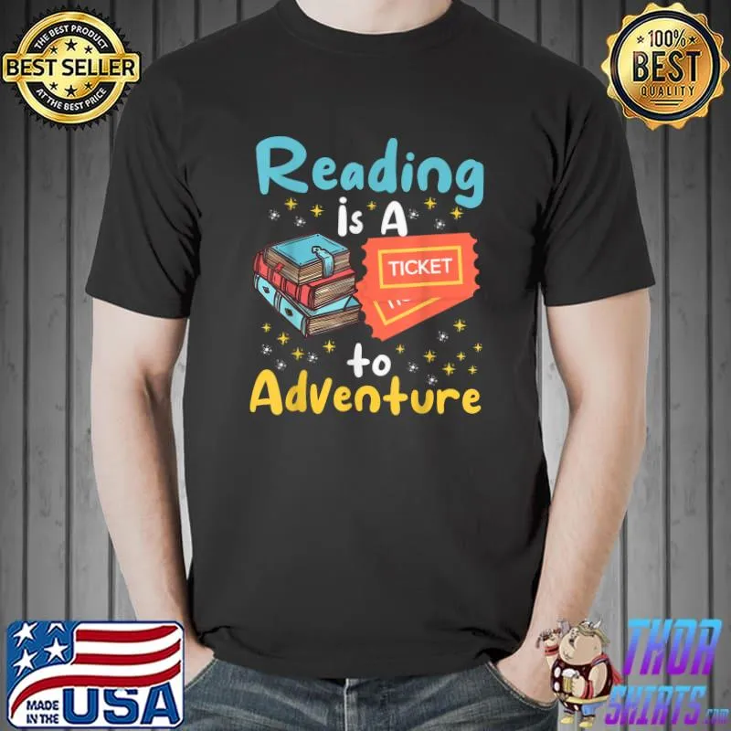 Reading Adventure Library Student Teacher Book Bookaholic T-Shirt Unisex