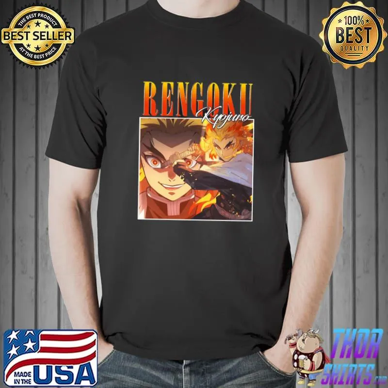 Rengoku Kyojuro Anime Homage Demon Slayer Unisex T-Shirt Unisex