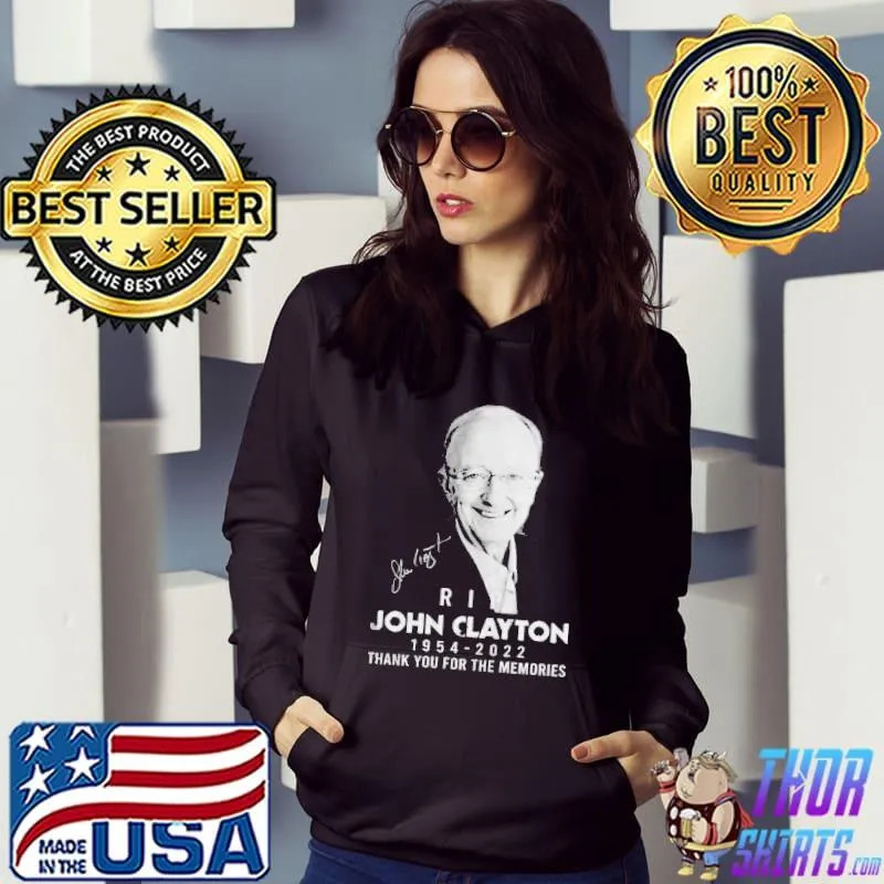 Rip john clayton 1954 2022 signature hall of fame broadcaster and insider memories Hoodie