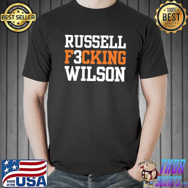 Russell Wilson Seattle Seahawks To Denver Broncos Shirt