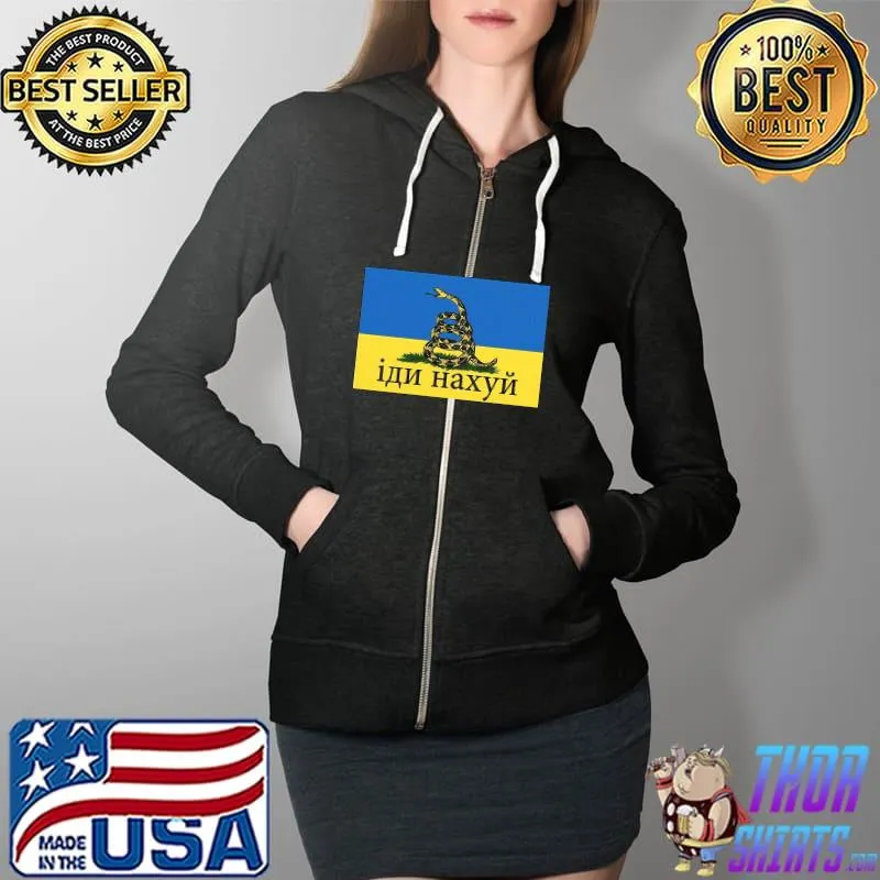 Russian Warship Go Fuck Yourself Stop Russian Shirt Full Zip Hooded