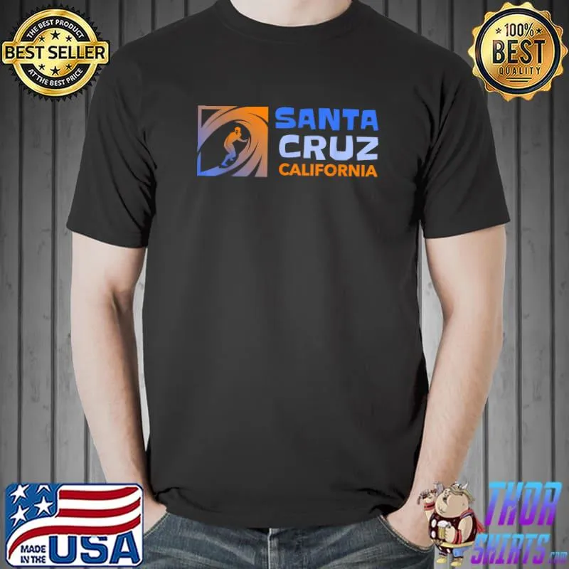 Santa Cruz California Vintage Surfer T-Shirt Unisex