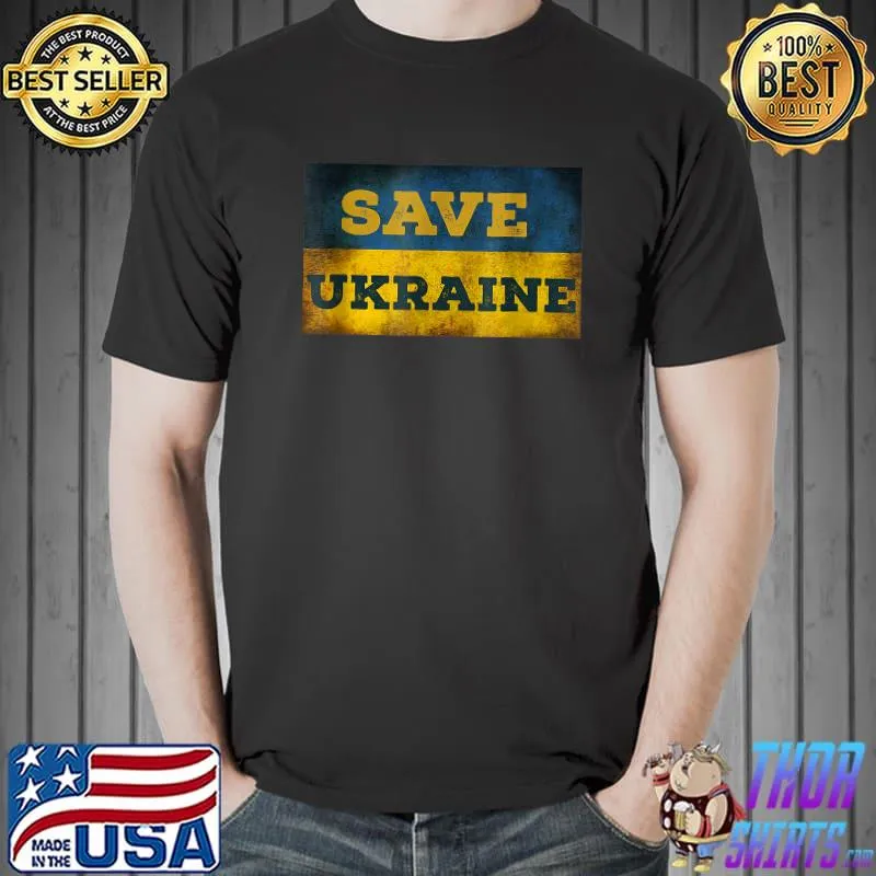 Save Ukraine Surpport I Stand with Ukraine T-Shirt Unisex