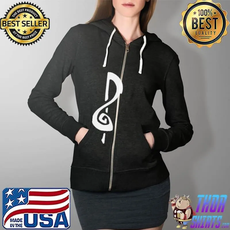 Soundfall clef Full Zip Hooded