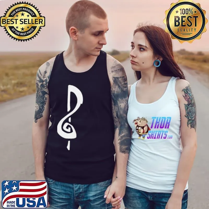 Soundfall clef Tank Top