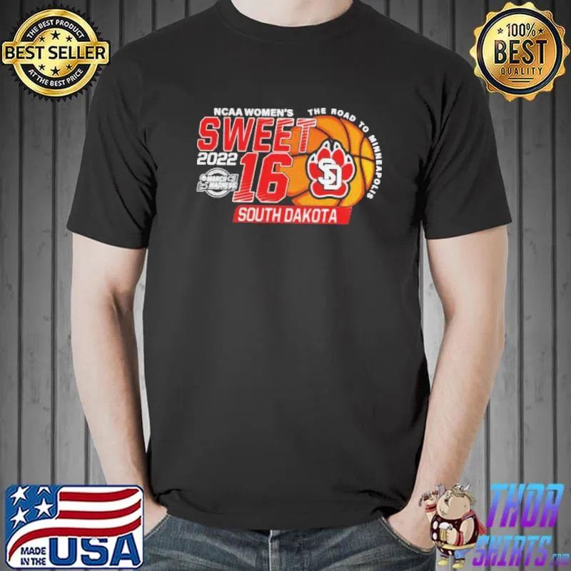 South dakota coyotes ncaa women's basketball sweet 16 shirt