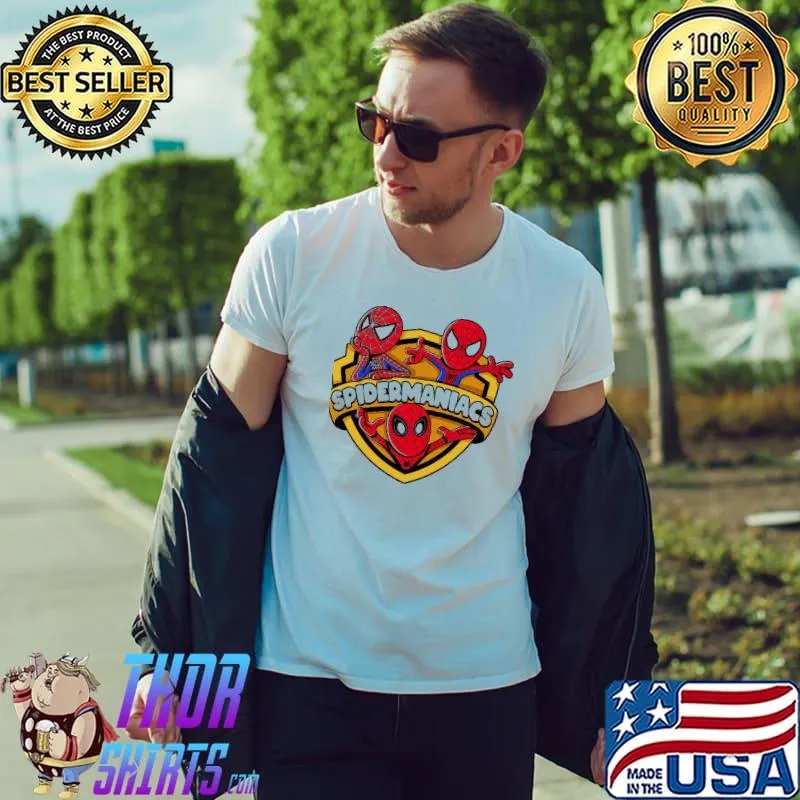 Spidermaniacs Marvel Shirt Unisex