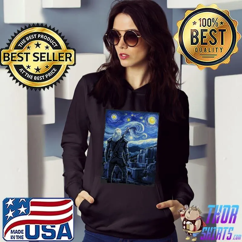 Starry Kaer Morhen Vincent van Gogh Shirt Hoodie