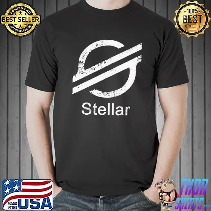 Stellar lumens xlm crypto decentralized blockchain network shirt