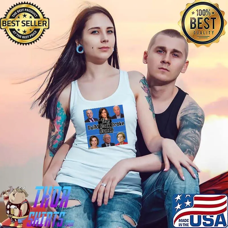 The Build Back Broke Bunch Harris Biden Shirt Tank Top