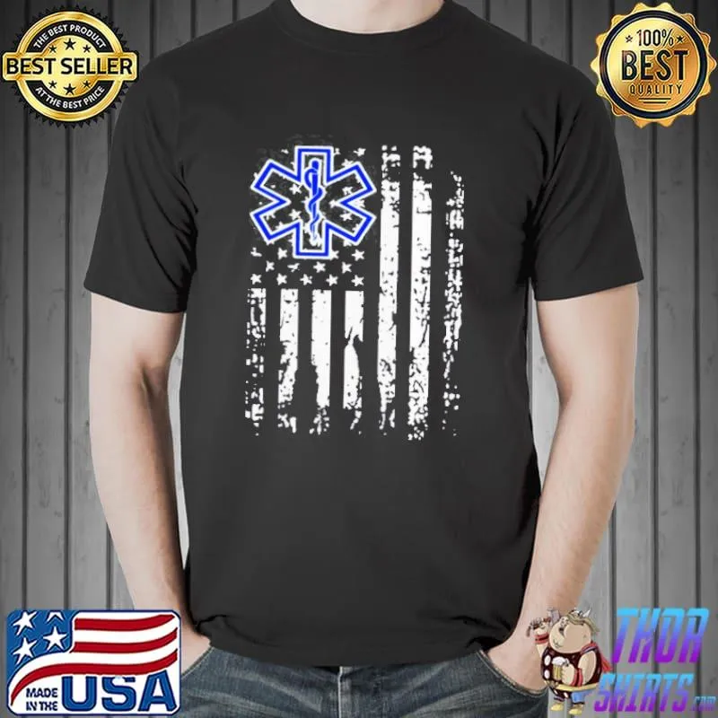 Thin white line ems emt paramedic Unisex