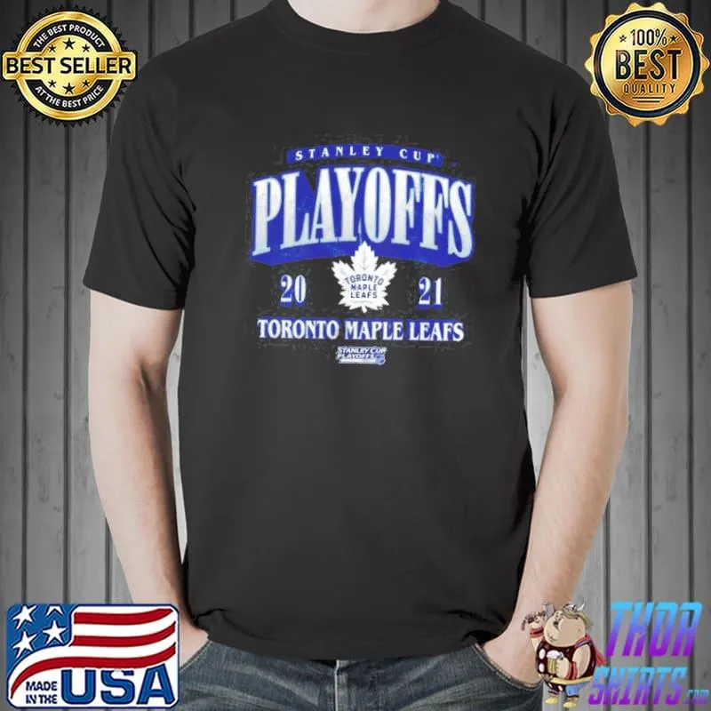 Toronto maple leafs fanatics branded 2021 stanley cup playoffs bound ring the alarm triblend Unisex
