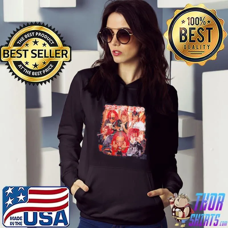 Trippie rapper retro 90s bootleg rap style shirt