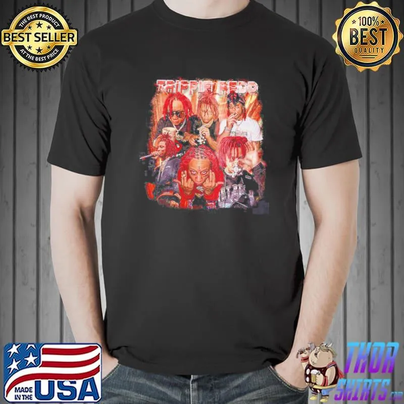 Trippie rapper retro 90s bootleg rap style Unisex