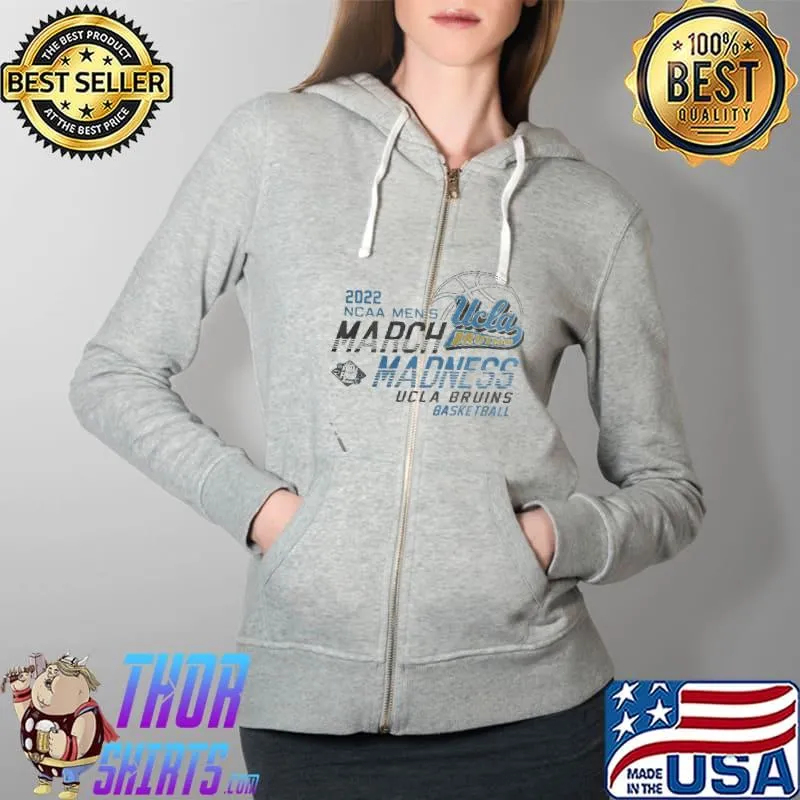 Ucla Bruins 2022 ncaa mens march madness Full Zip Hooded