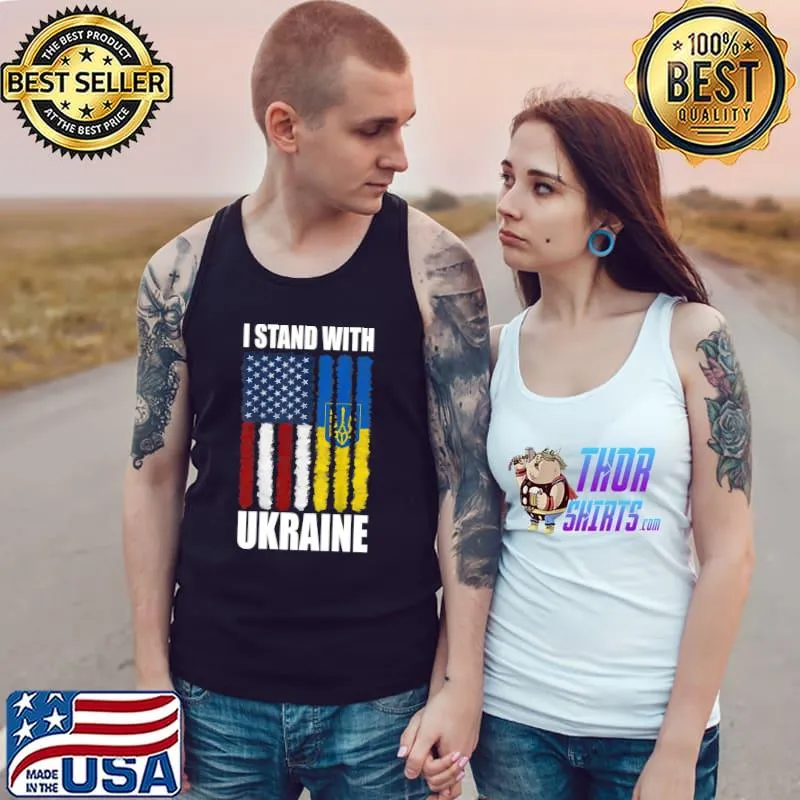 Ukrainian Lover I Stand With Ukraine T- Tank Top