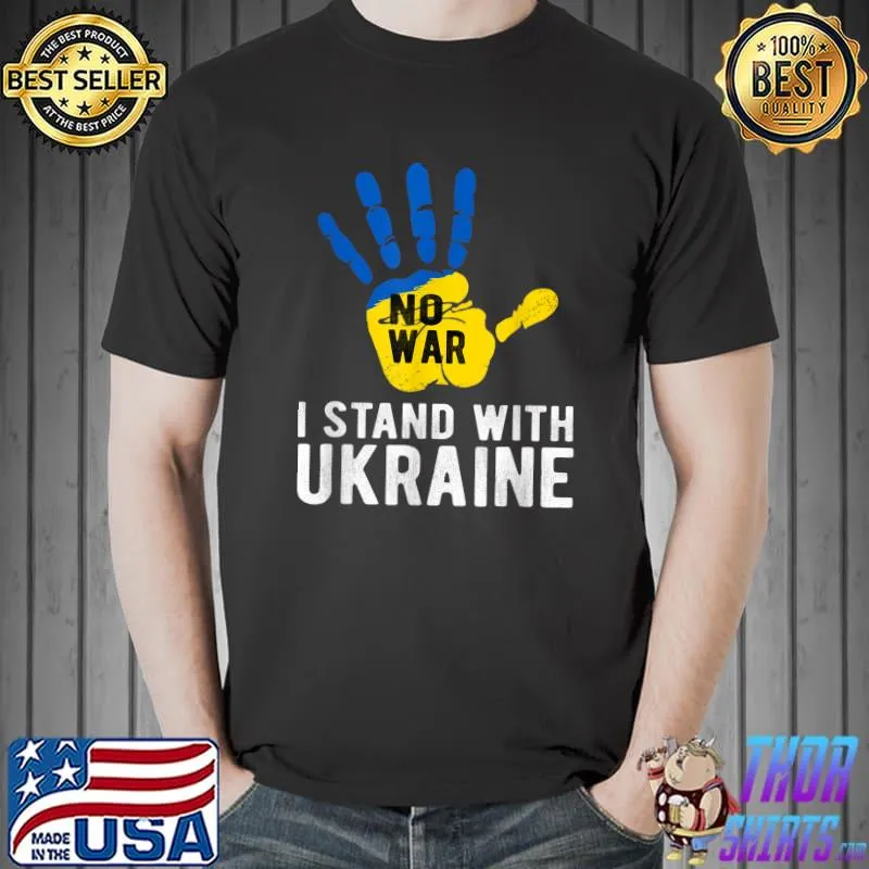 Ukrainian Shirt, I Stand with Ukraine, Support Ukraine flag T-Shirt Unisex