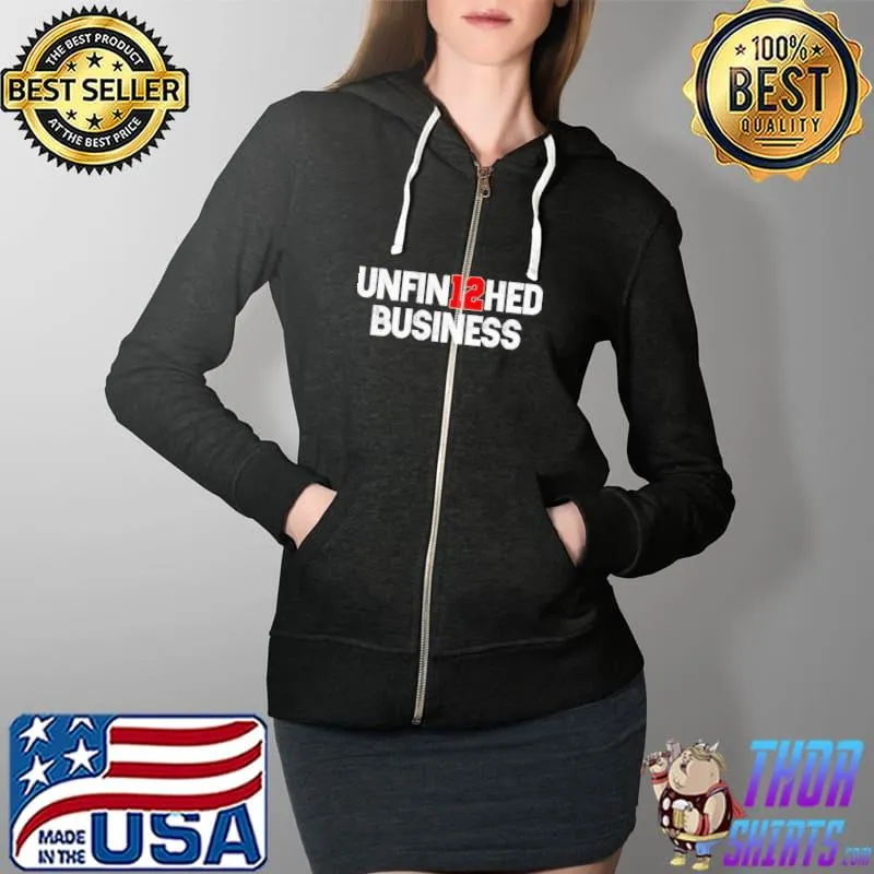 Unfin12hed Business Shirt Full Zip Hooded