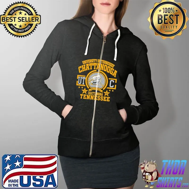 Uni of Tennessee at Chattanooga Tennessee 1886 UTC Shirt Full Zip Hooded