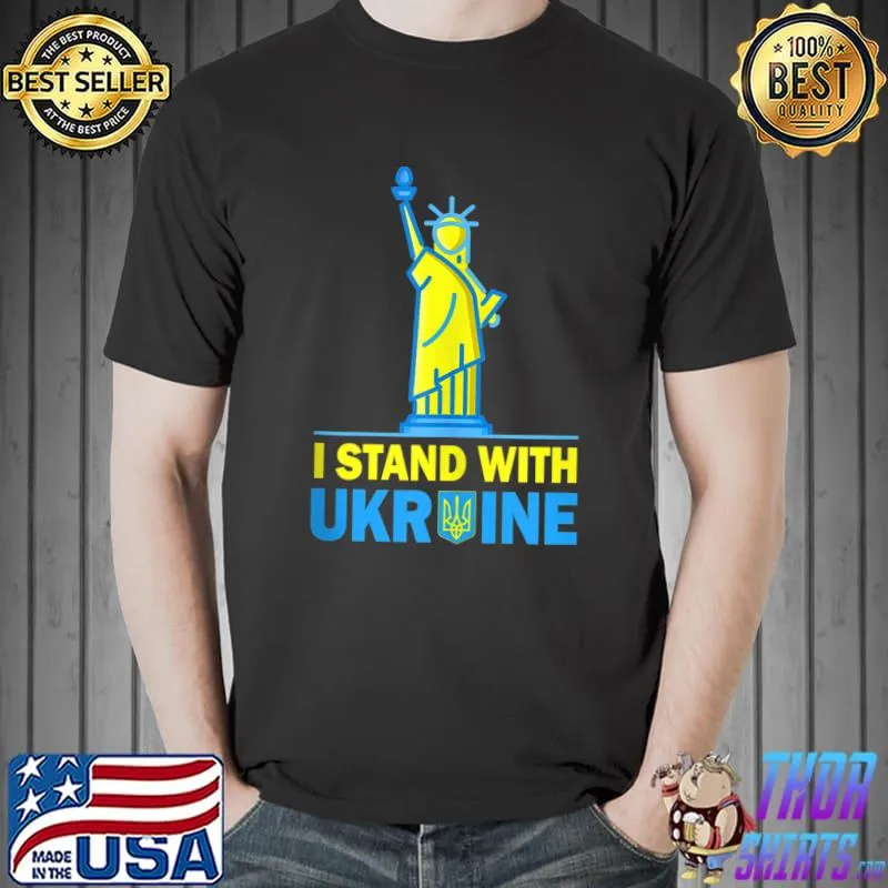 USA Liberty Ukraine Shirt I Stand With Ukraine Ukrainian T-shirt