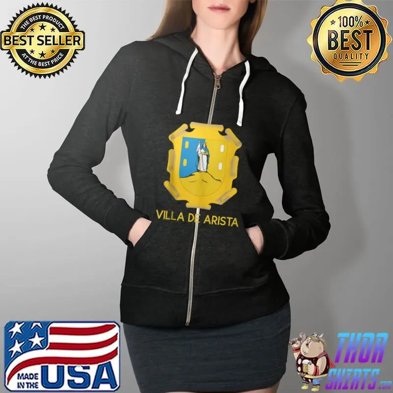 Villa de Arista San Luis Potosí Estado Mexico Escudo Eagle T- Full Zip Hooded