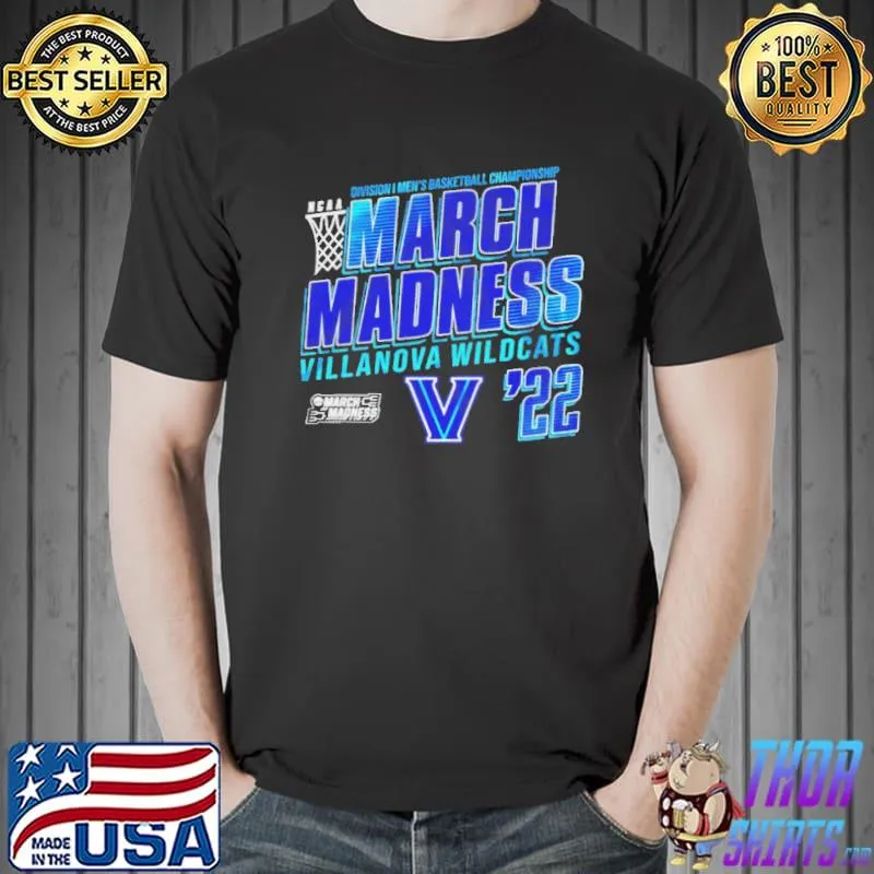 Villanova wildcats 2022 ncaa Division I men's basketball championship march madness shirt