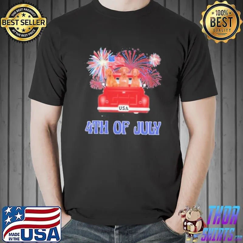 Vizsla 4th of july American flag Unisex