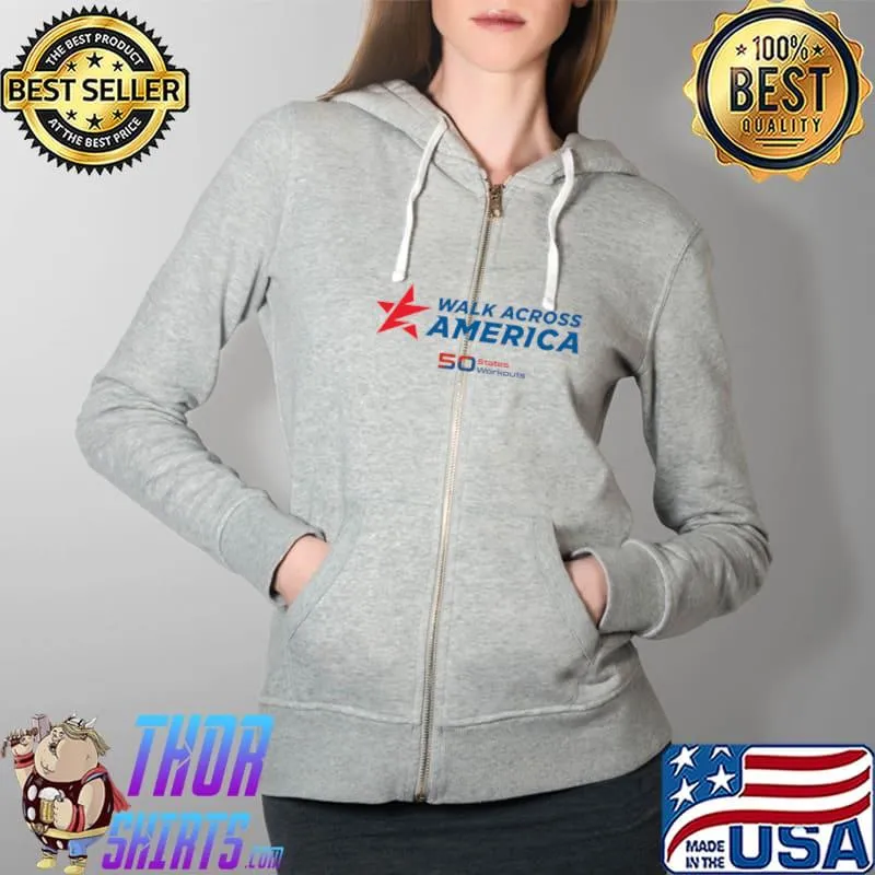 Walk Across America Club 50 with Jenny Ford T- Full Zip Hooded