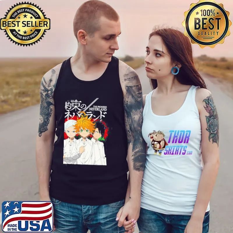Yakusoku No Neverland Japanese Anime Unisex T-Shirt Tank Top