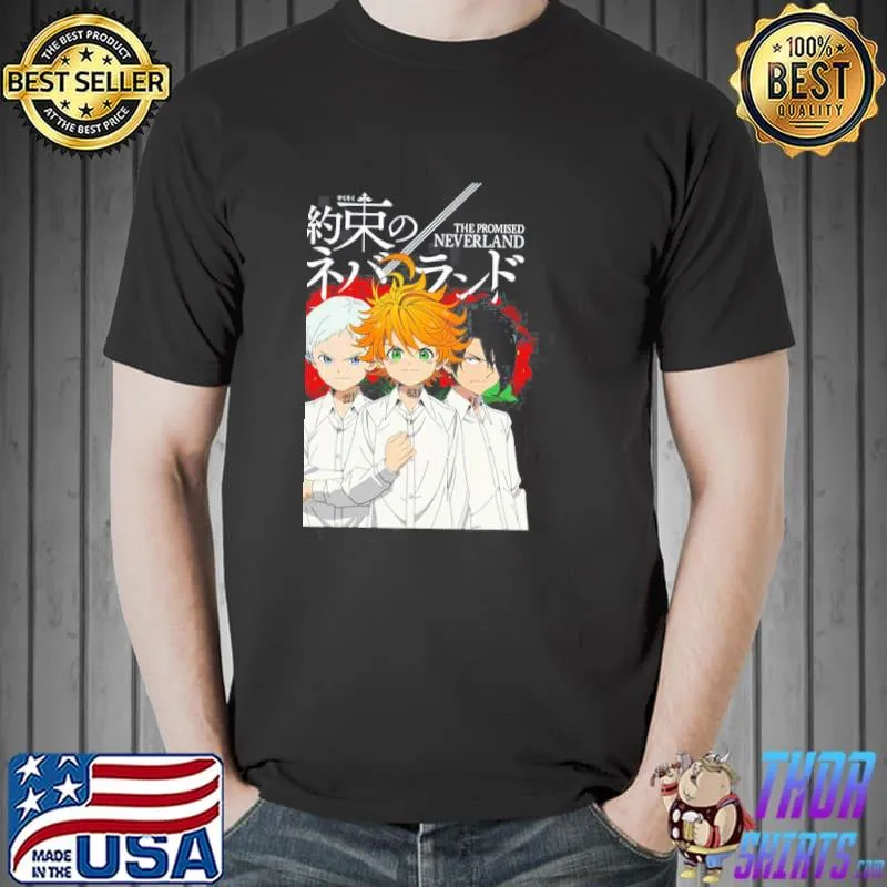 Yakusoku No Neverland Japanese Anime Unisex T-Shirt Unisex