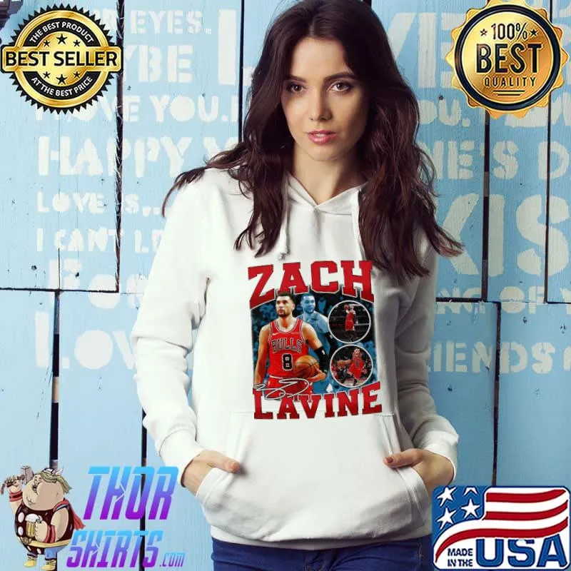Zach lavine chicago vintage retro 80s 90s bootleg shirt