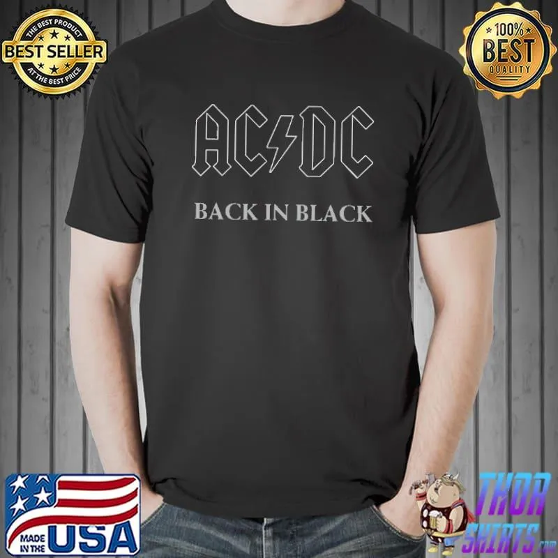 ACDC Back In Black Shirt