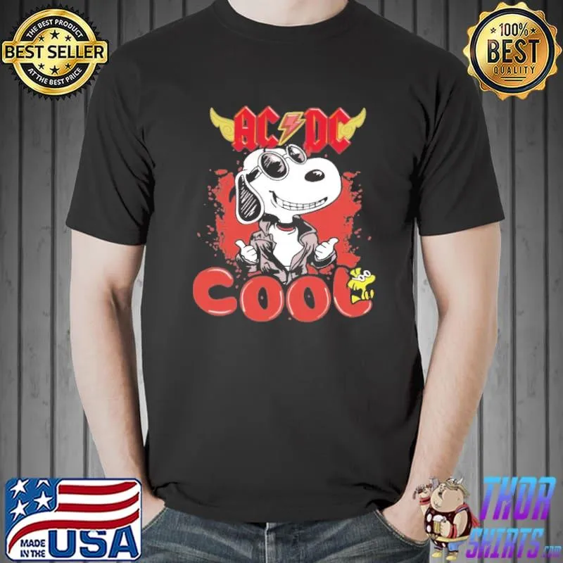 ACDC Cool Snoopy Shirt