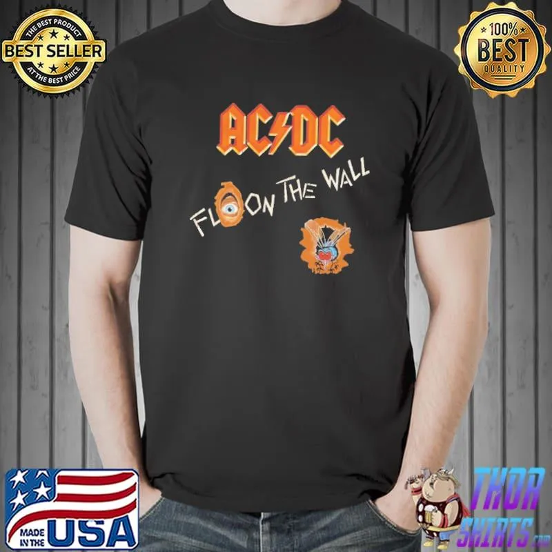 ACDC Fly ON The Wall Comic Shirt