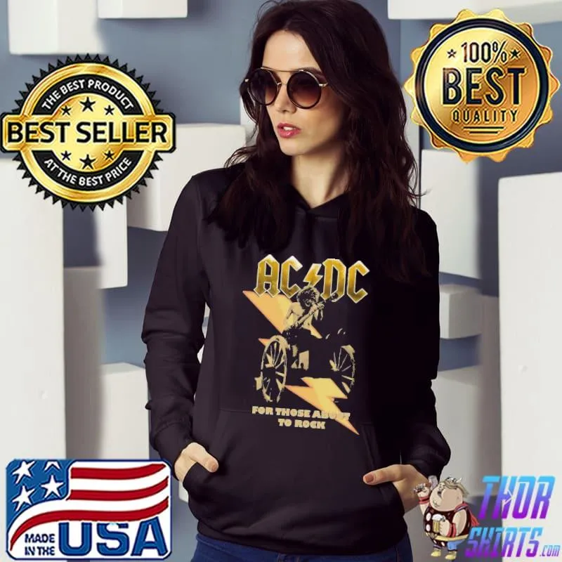 ACDC For Those About To Rock Thunder Shirt Hoodie