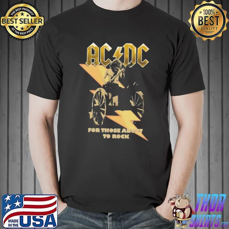 ACDC For Those About To Rock Thunder Shirt