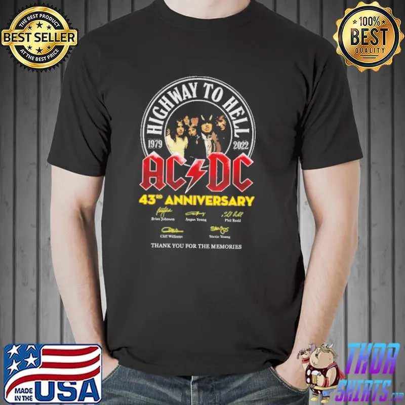ACDC Highway To Hell 1979 2022 Shirt
