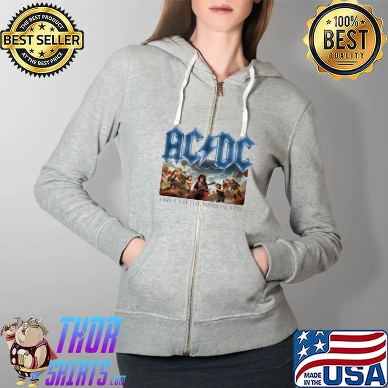 ACDC THrough THe Mists Of Time Shirt Full Zip Hooded