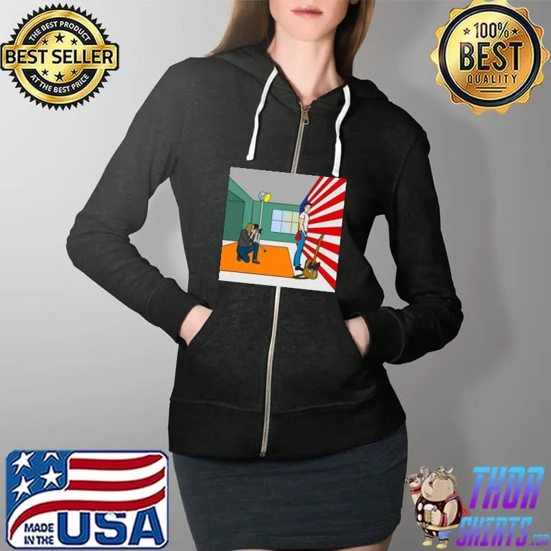 Another side of born in the usa Full Zip Hooded