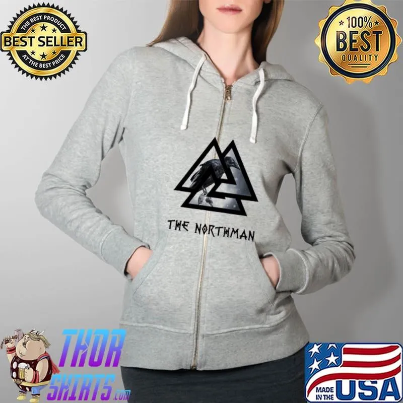 Art the northman symbol the witch design Full Zip Hooded