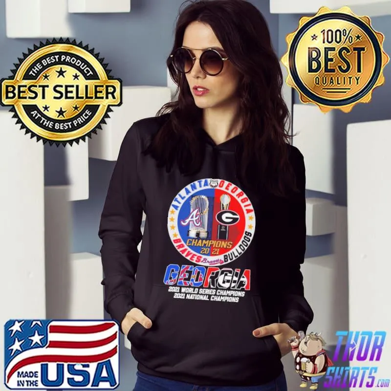 Atlanta Georgia Braves Bulldogs Shirt Hoodie