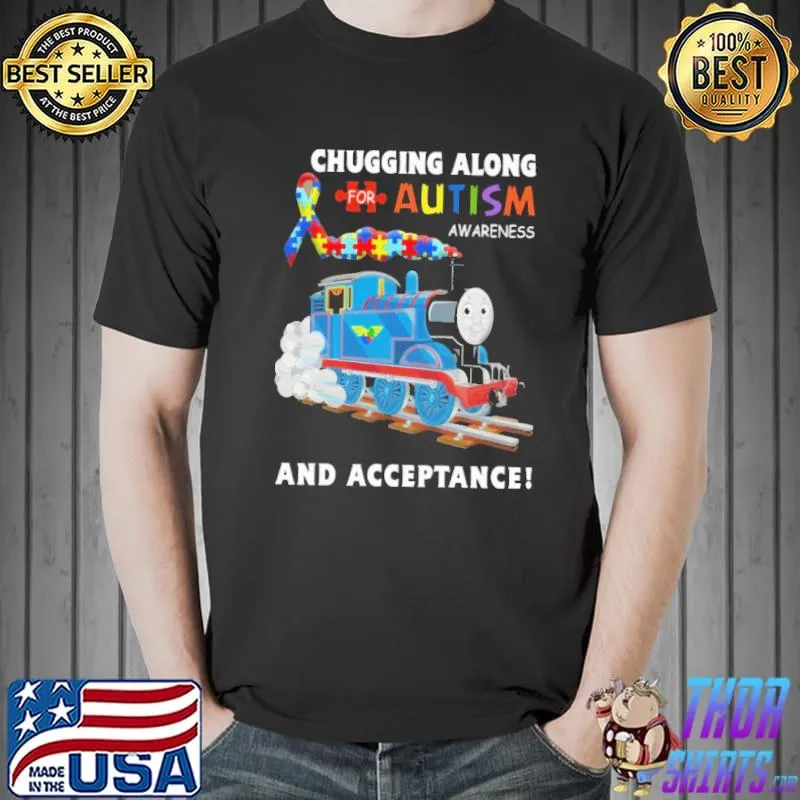 Autism awareness chugging along and acceptance train Unisex