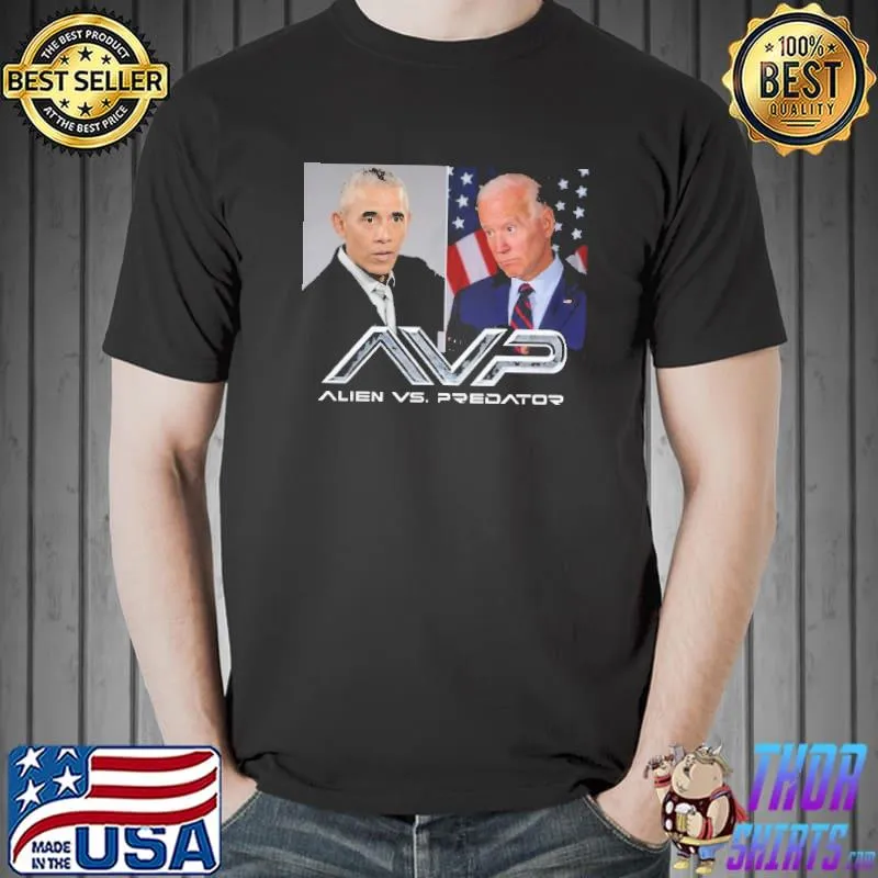 AVP Alien Vs Predator Obama Joe Biden Shirt Unisex