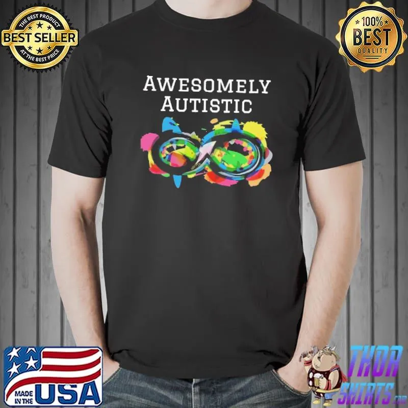Awesomely autistic infinity colorful Unisex
