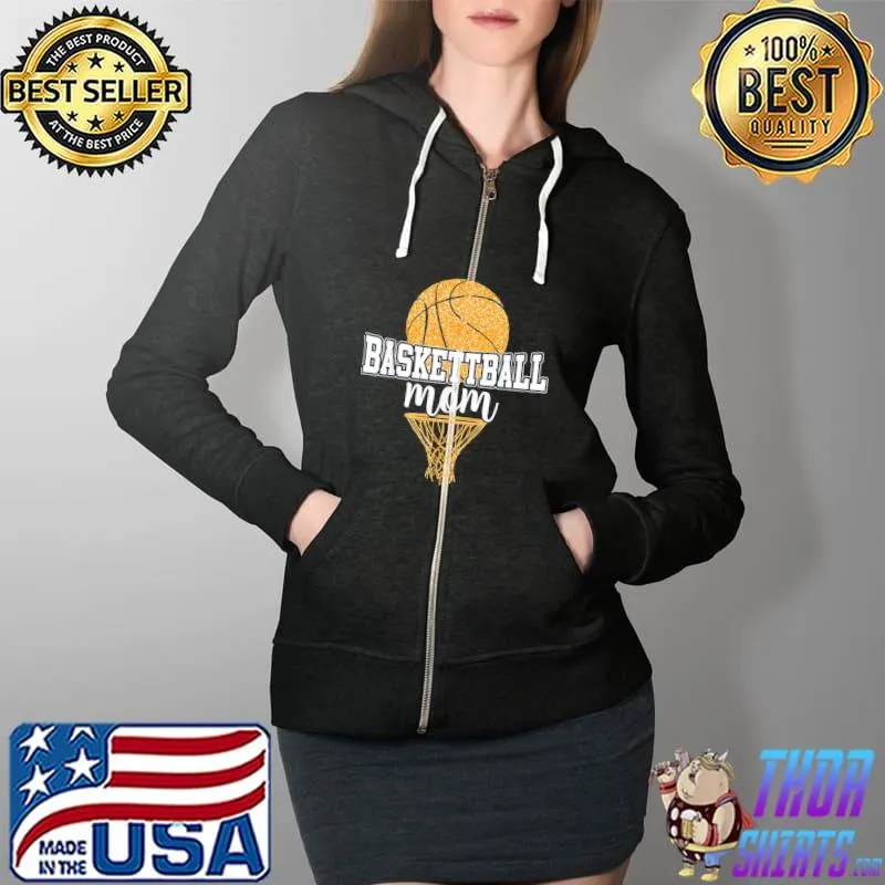 Basketball mom game day vibes basketball mother's day 2022 Full Zip Hooded