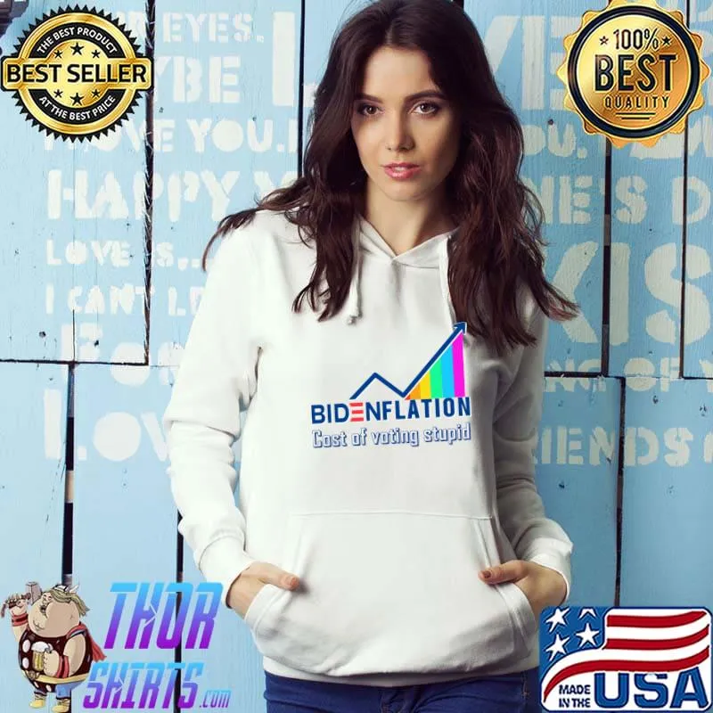 Bidenflation cost of voting stupid inflation graph Classic T-Shirt Hoodie