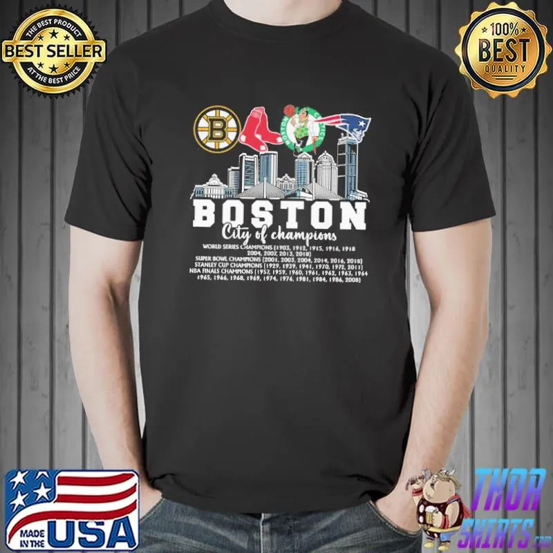 Boston City Of Champion Shirt