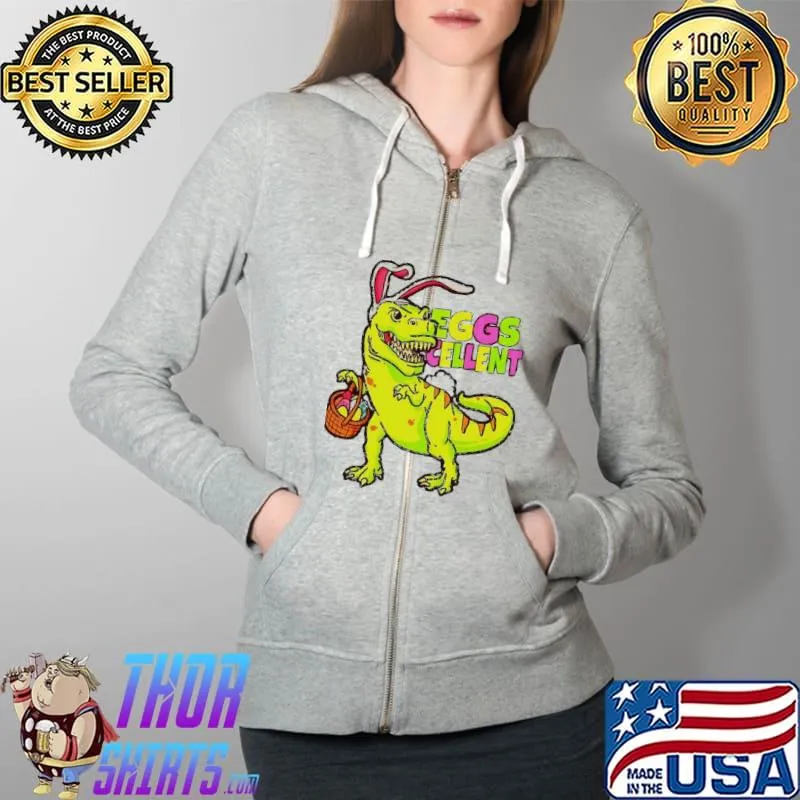 Bunny saurus easter trex design Full Zip Hooded